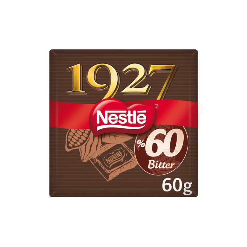 1927 Nestlé Dark Chocolate Bar – 60 G, 82% Cocoa Intense Flavor 1