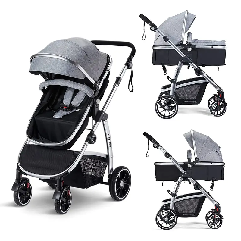 2-In-1 Convertible Baby Stroller & Car Seat – M201214-301 1