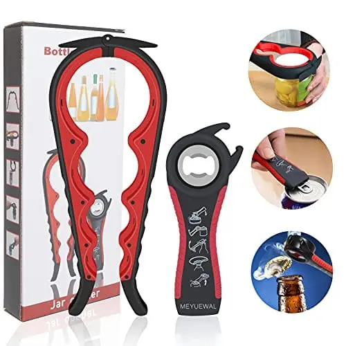 5-In-1 Ergonomic Jar & Bottle Opener – Soft-Grip Silicone Tool Designed For Limited Dexterity 1