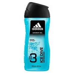 Adidas Ice Dive Cooling Shower Gel – Energizing Mint & Citrus Scent 1