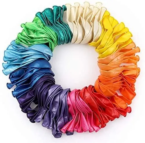 Advanced Mixology 120-Piece Rainbow Latex Balloon Assortment – 12-Inch Party Balloons In 12 Colors For Arch & Event Decor 1