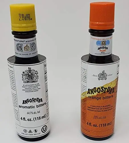 Angostura Aromatic & Orange Bitters Combo – 4 Fl Oz Dual-Flavor Cocktail Essential Set 1