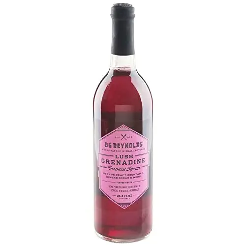Bg Reynolds Natural Tiki Grenadine Syrup – Premium Cane-Based Cocktail Mixer (750 Ml) 1