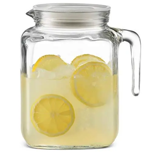 Bormioli Rocco 68 Oz Hermetic-Seal Glass Pitcher – Ideal For Cold Brew, Juice & Milk Storage 1