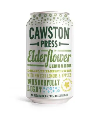 Cawston Press Elderflower Lemonade – Craft Sparkling Beverage (330Ml) 1