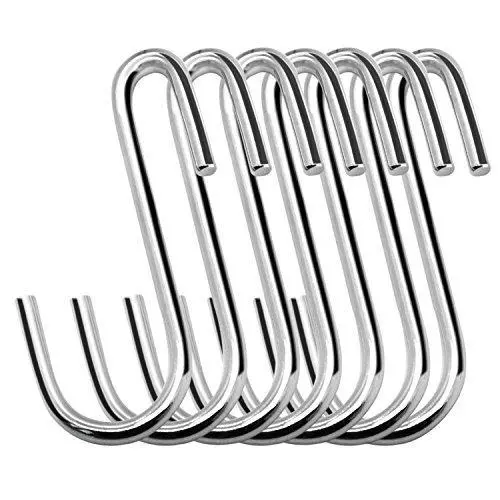Cintinel 30-Pack Heavy-Duty S-Hooks – Durable S-Shaped Hangers For Kitchen, Laundry & Garden Organization 1