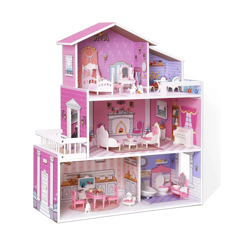 Dh220311-95 Light-Up Playhouse Toy – Interactive Home Set 1