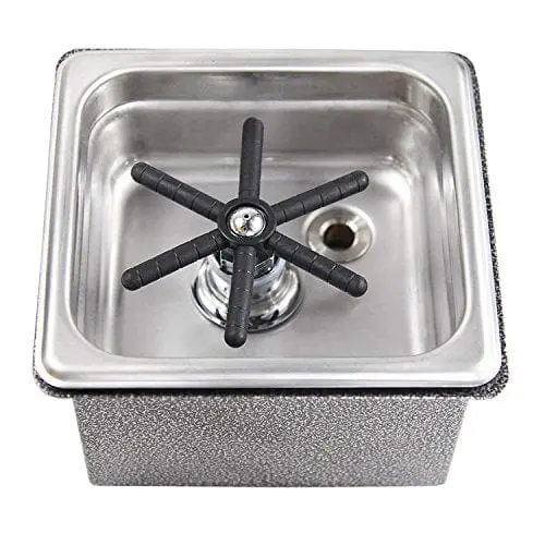 Faucet-Mounted Bar Glass Rinser – Heavy-Duty Metal Sink Accessory For Quick Pre-Rinsing In Home Or Commercial Kitchens 1
