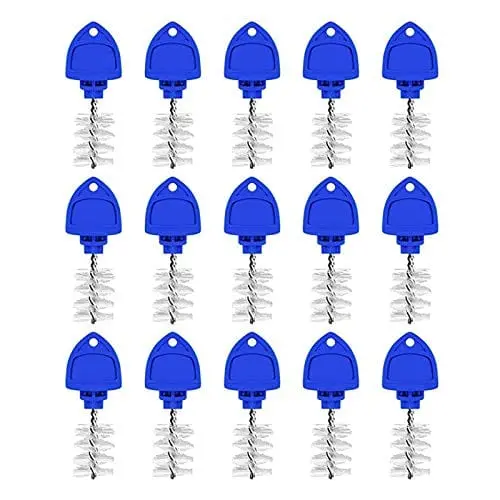 Ferroday 15-Pack Blue Draft Beer Faucet Cleaning Kit – Tap Plugs, Brushes & Sanitary Covers For Maintenance 1