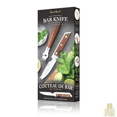 Final Touch Bar Knife And Citrus Zester Combo Set 1