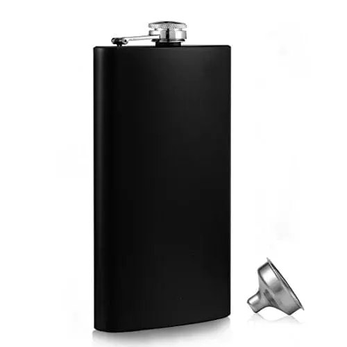 Gennissy 12 Oz Whiskey Flask Set – Premium 304 Stainless Steel With Funnel, Ideal Groomsmen Gift 1