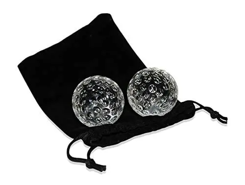 Golf-Themed Stainless Steel Whiskey Chillers – Freezer-Safe Crystal-Look Beverage Stones (Set Of 2) 1