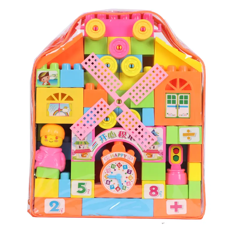 Happy Blocks Building Set – Fx9923 Colorful Early Learning Toys 1