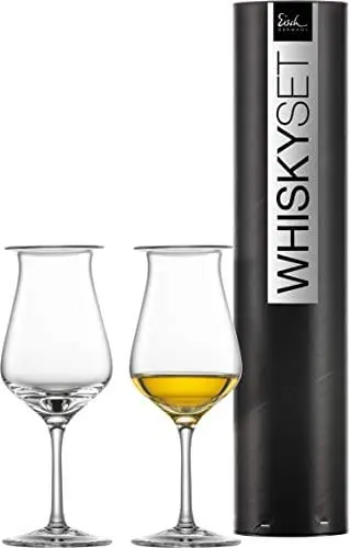 Malt-Whiskey Tasting Glasses – Set Of Two Handcrafted Crystal-Clarity Tumblers 1