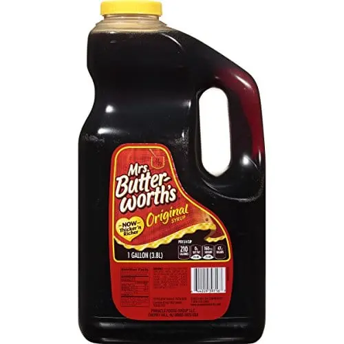 Mrs. Butterworth’S Original Pancake Syrup – 128 Fl Oz Family-Size Bottle 1