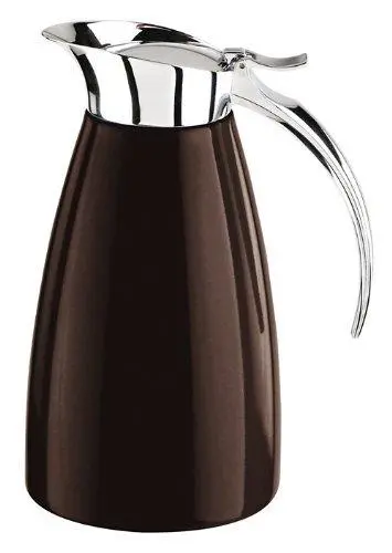 Paderno World Cuisine 41650B10 Insulated Beverage Server – Medium-Sized Black Thermal Dispenser 1