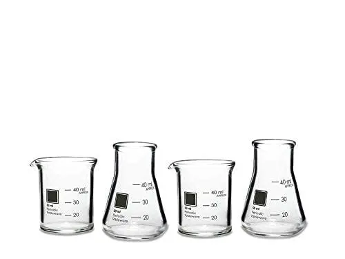 Periodic Table Lab Beaker Shot Glasses – Scientifically Styled Mini Drinkware 1