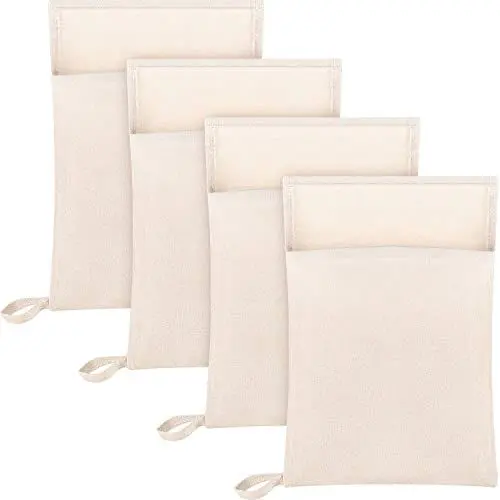Premium Lewis Ice Bag Set (4-Pack) – Thick Canvas Bags For Consistent Ice Crushing & Bar Service 1