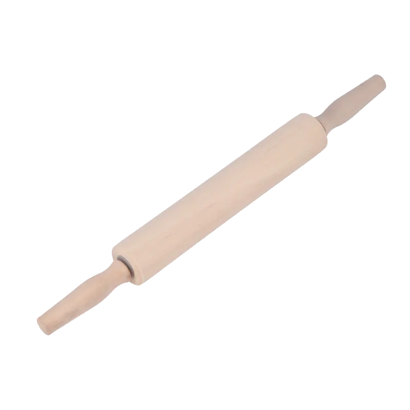Rf5370 Solid Wood Rolling Pin – Handcrafted Baking Utensil 1