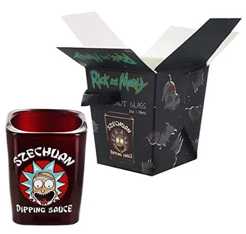 Rick And Morty Szechuan Sauce-Inspired Shot Glass – Collectible Novelty Drinkware For Fans 1