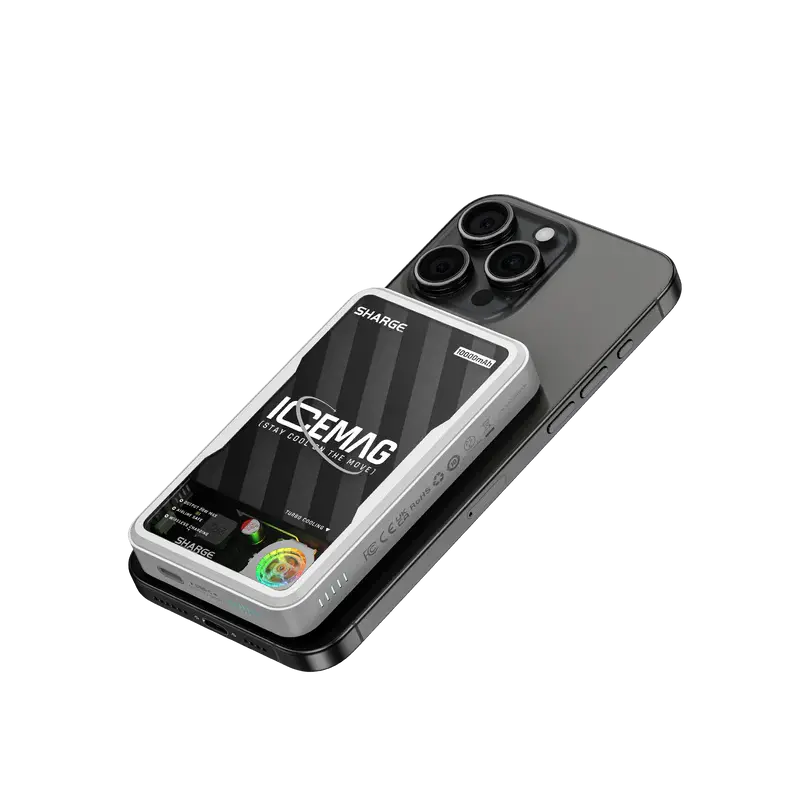 Sharge Icemag – Magnetic Power Bank Featuring Active Cooling Technology 1