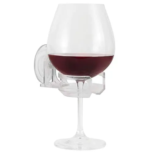 Sipcaddy Shower Drink Holder – American-Made Suction-Cup Mount For Beer, Wine & Beverages 1