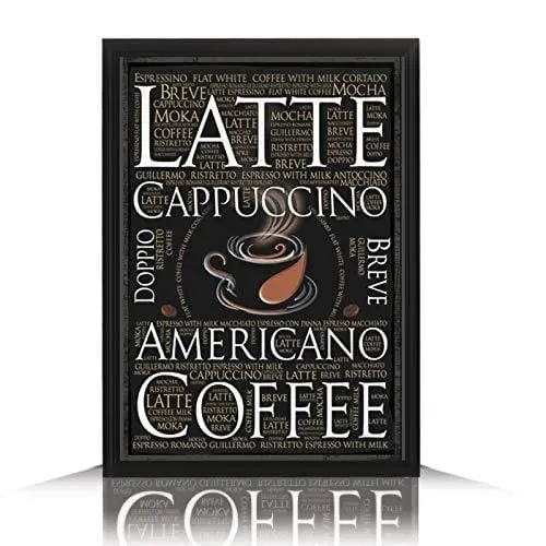 Skypop Modern Wood Coffee Bar Sign – 11" X 14" Minimalist Kitchen Wall Decor For Coffee Stations 1
