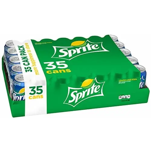 Sprite Lemon-Lime Soft Drink, 35-Count Pack Of 12 Fl Oz Cans 1