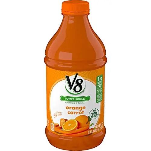 V8 Orange Carrot Juice – 46 Oz Bottles (6-Pack) 1