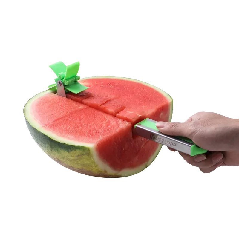 Watermelon Slicing Tool With Ergonomic Handle – Stainless Steel Cutter 1