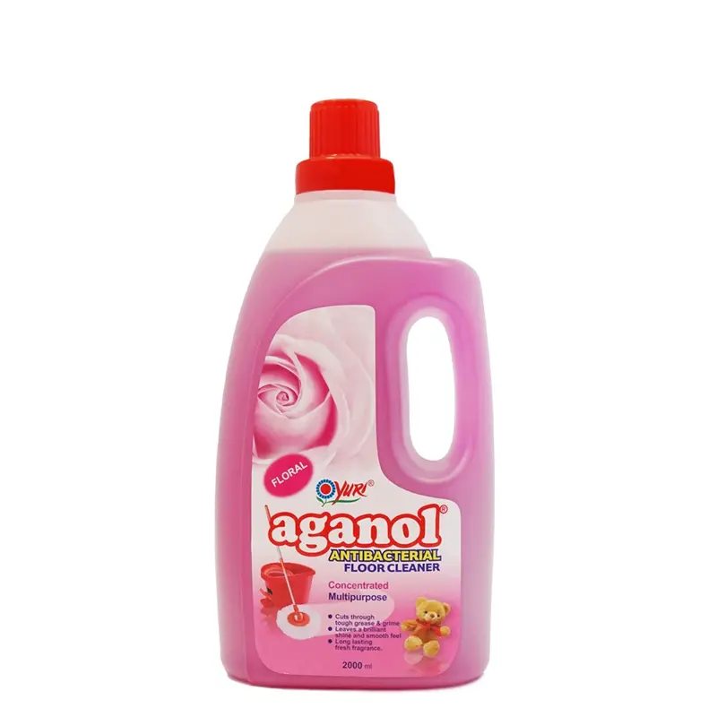 Yuri Aganol Antibacterial Floor Cleaner – Floral Scent, 2 L 1